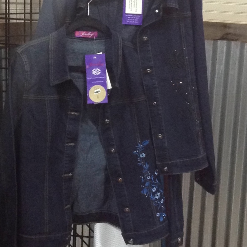 Blue jean jackets